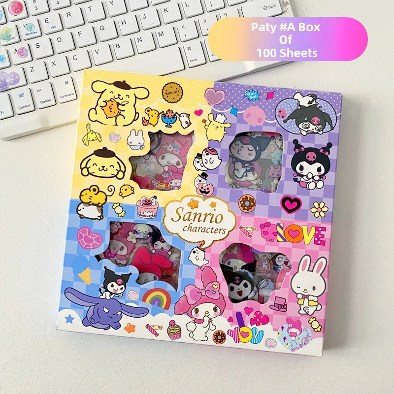 Hello Kitty Sanrio Non-Repeating 100-Piece Sticker Set - Image 7