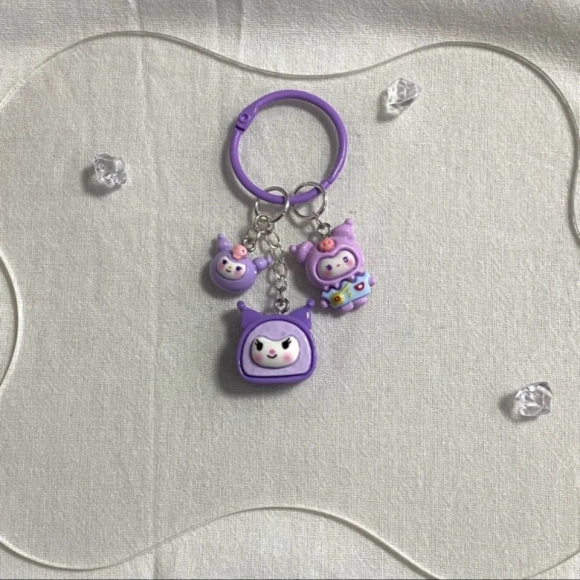 Sanrio Kawaii Anime Keychain Collection – Hello Kitty, Melody, Kuromi - Image 9