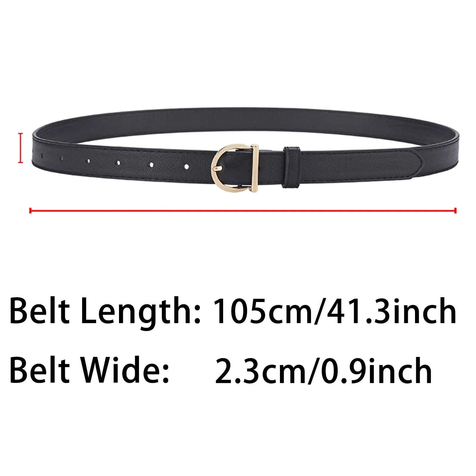 Women's Luxury PU Leather Belt – Fashionable and Versatile Accessory - Image 4