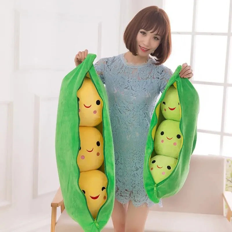Adorable 25CM Plush Pea Doll – Perfect Kawaii Gift for Kids - Image 3