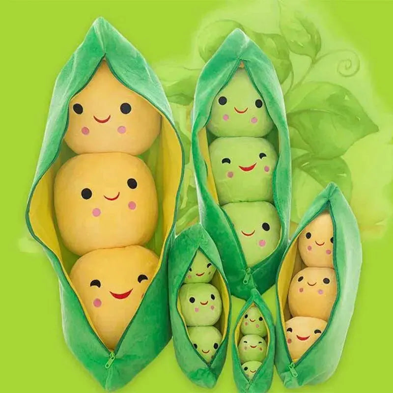 Adorable 25CM Plush Pea Doll – Perfect Kawaii Gift for Kids - Image 5