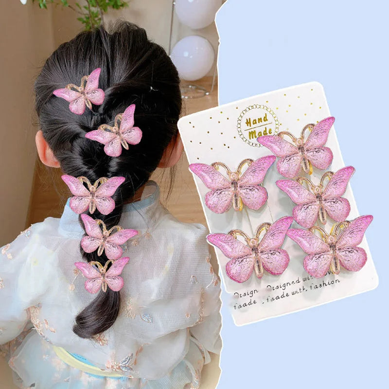 5PCS Cute Sweet Gradient Baby Hairpins – Perfect Accessories - Image 11