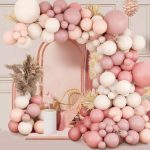 Retro Pink Pastel Macaron Balloon Garland Kit