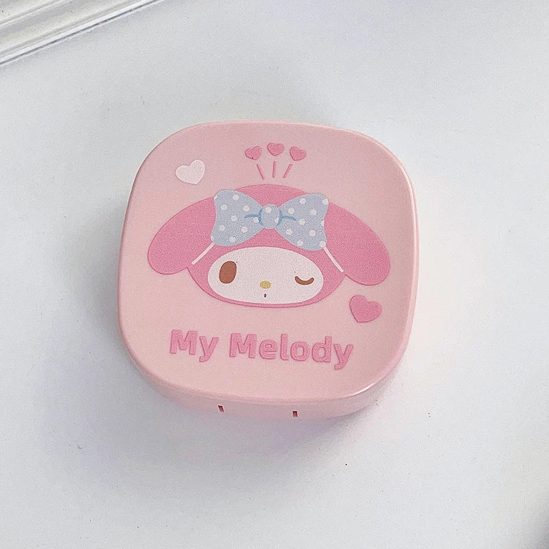 Kawaii Sanrio Contact Lenses Box – Hello Kitty, Kuromi Travel Case - Image 12