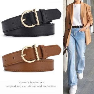 Women's Luxury PU Leather Belt – Fashionable and Versatile Accessory