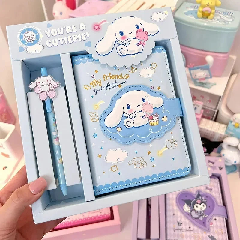 Sanrio Notebook and Stationery Set – Kuromi, Hello Kitty, Cinnamoroll - Image 6