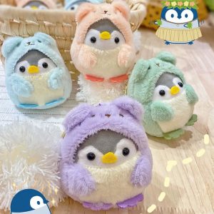 Cute Plush Toy Bear & Transforming Penguin Backpack