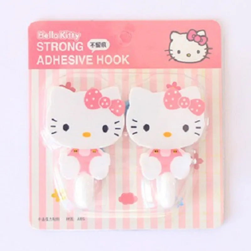 Add Charm and Functionality with Sanrio Hello Kitty Adhesive Wall Hooks - Image 5