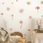 Boho Flowers Wall Stickers – Eco-friendly Removable Decals