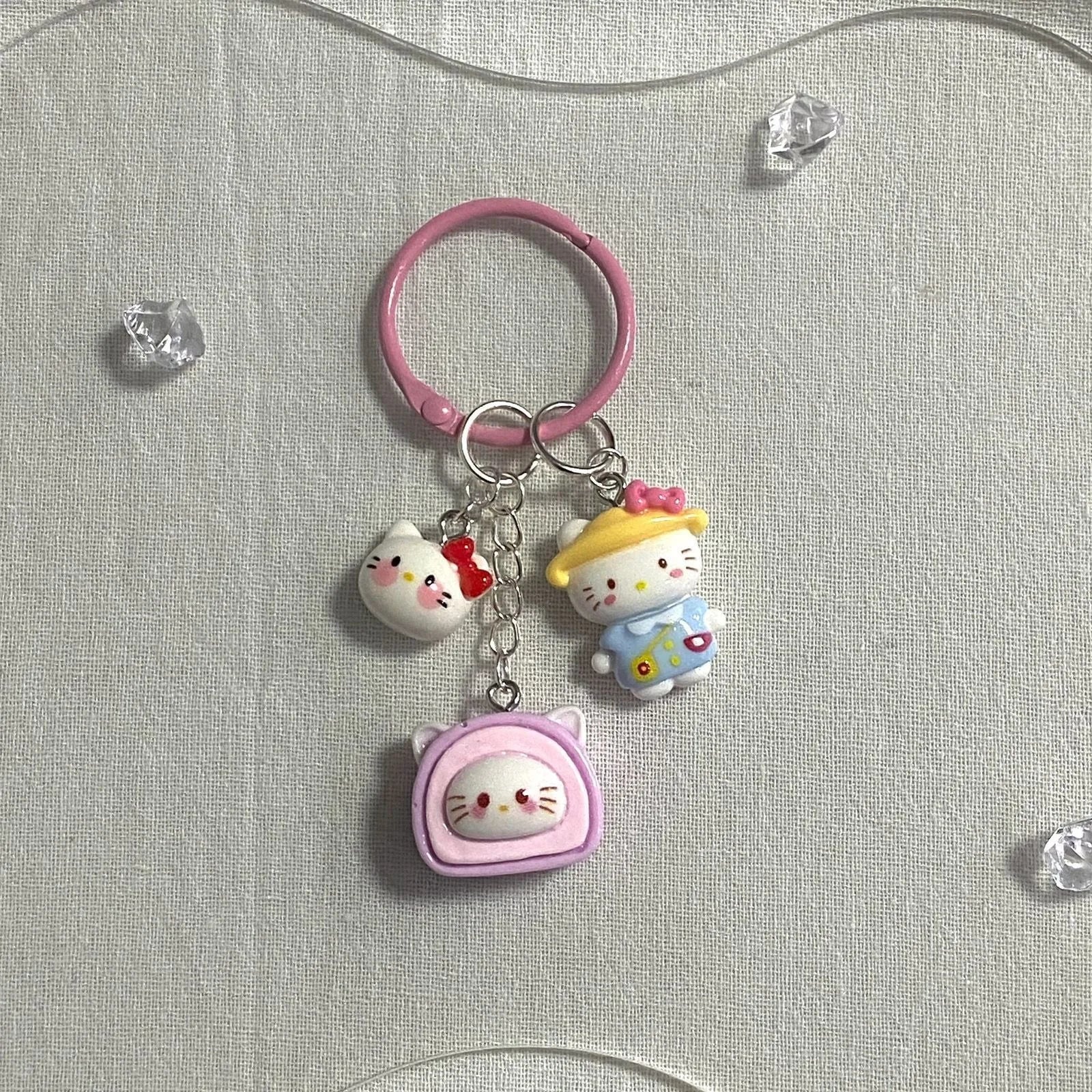 Sanrio Kawaii Anime Keychain Collection – Hello Kitty, Melody, Kuromi - Image 11