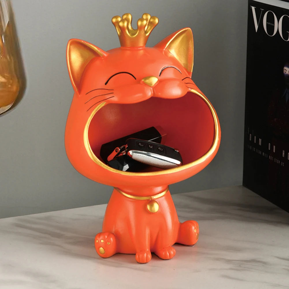 Lucky Cat Resin Statue - Image 6