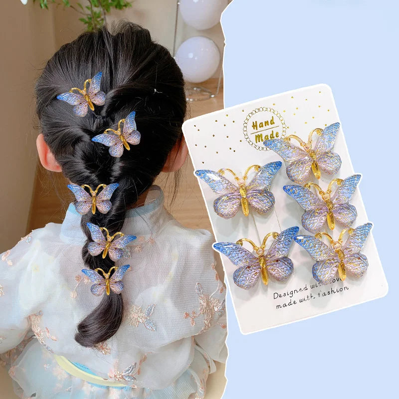 5PCS Cute Sweet Gradient Baby Hairpins – Perfect Accessories - Image 3