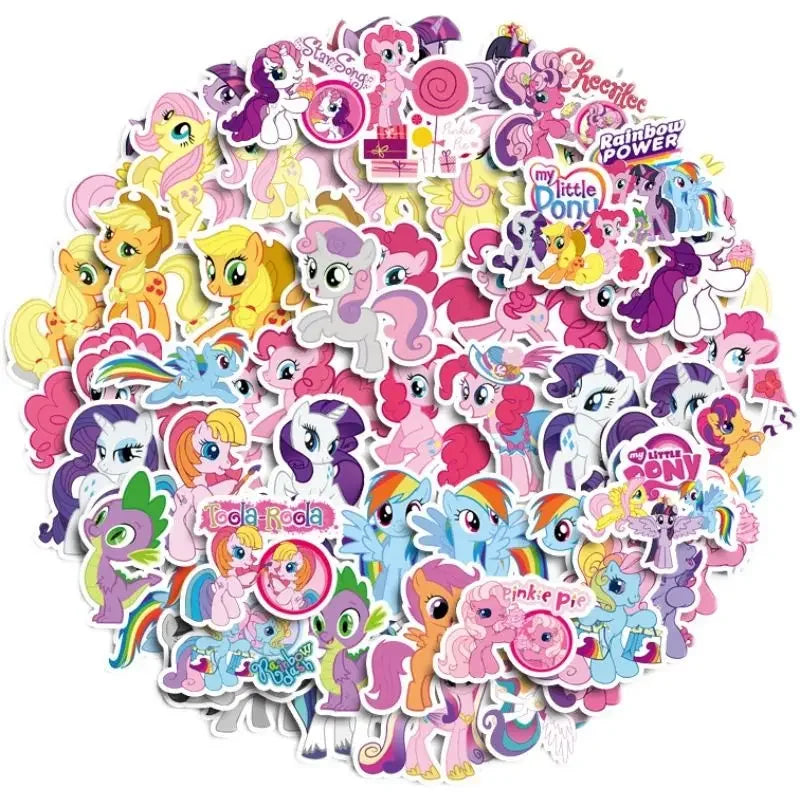 My Little Pony Notebook Stickers – Cute Waterproof Decor for Kids