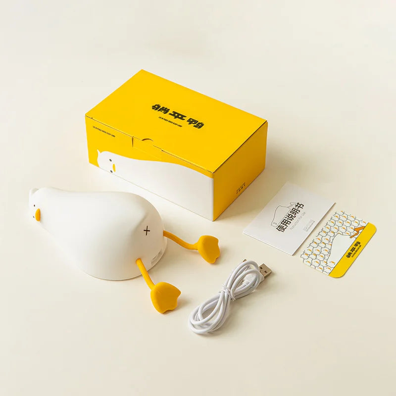 Cute Silicone Duck Lying Night Light - Image 6