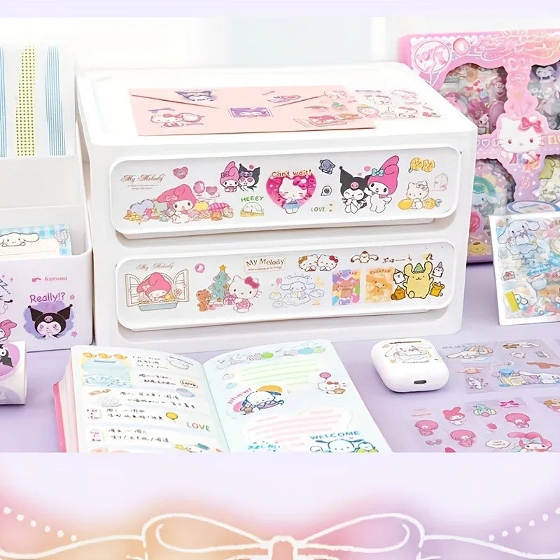 Hello Kitty Sanrio Non-Repeating 100-Piece Sticker Set - Image 4