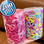Colorful Nylon Elastic Hair Bands – Perfect for Women and Girls