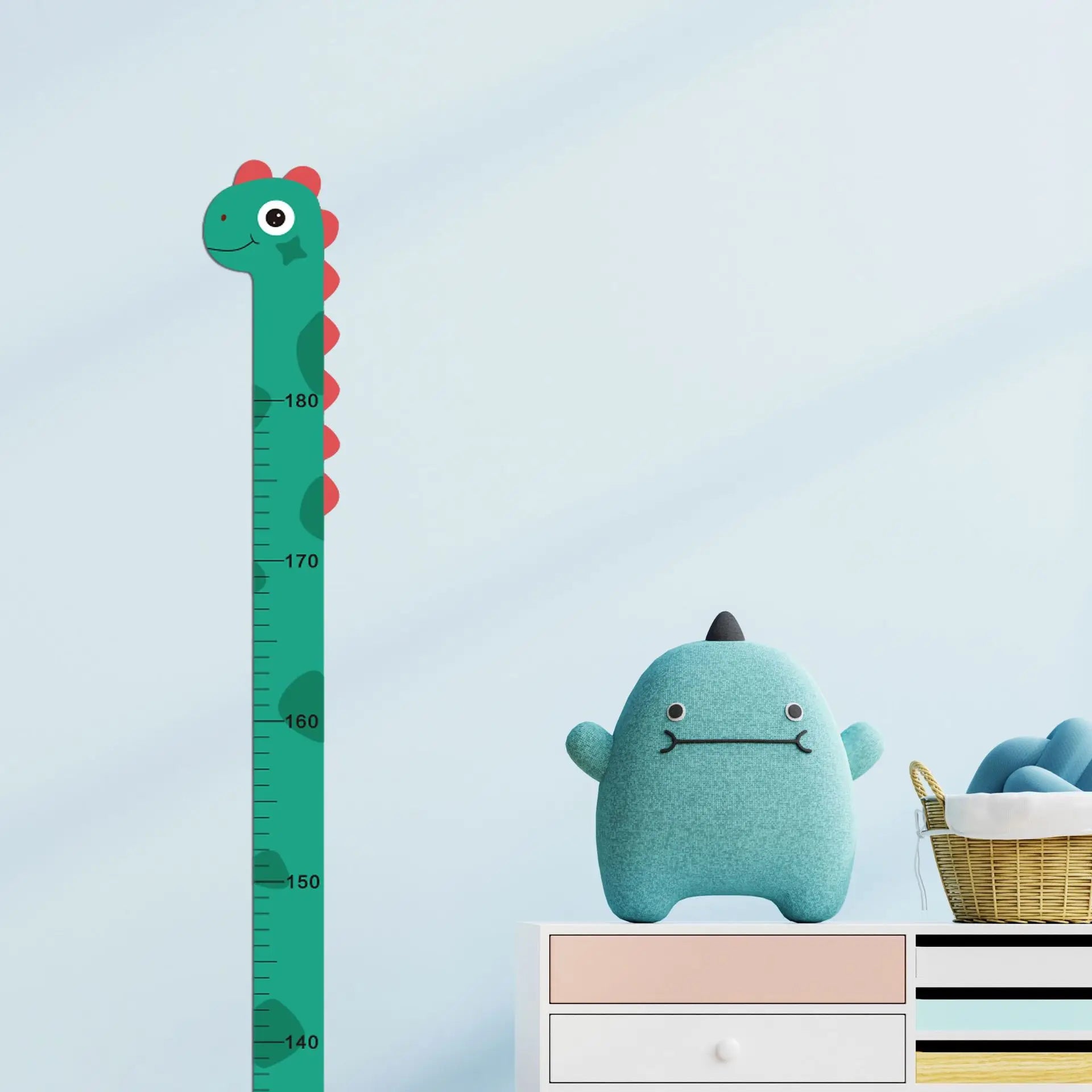 Adorable Cartoon Height Stickers for Kids' Rooms & Kindergartens - Image 4