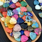 Heart Shape LOVE Crystal Stones