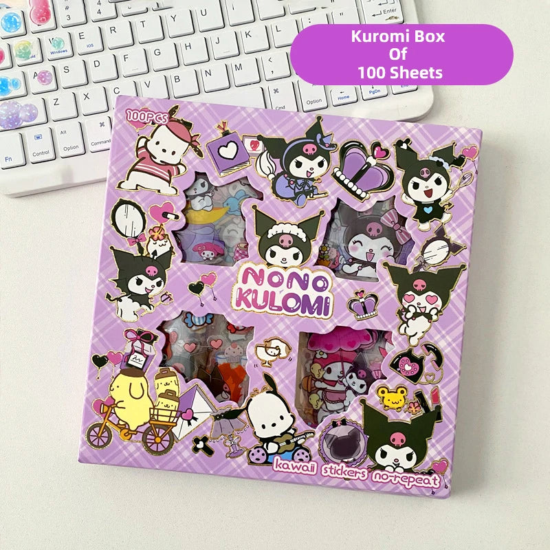 Hello Kitty Sanrio Non-Repeating 100-Piece Sticker Set - Image 11