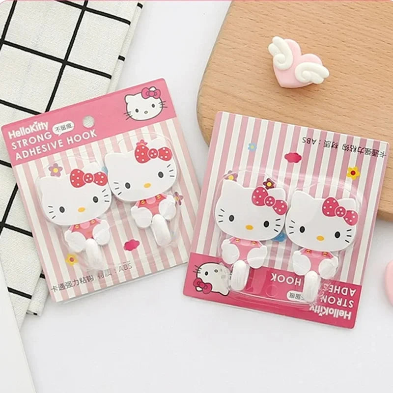 Add Charm and Functionality with Sanrio Hello Kitty Adhesive Wall Hooks - Image 4