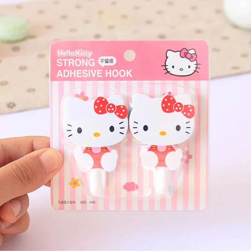 Add Charm and Functionality with Sanrio Hello Kitty Adhesive Wall Hooks - Image 8