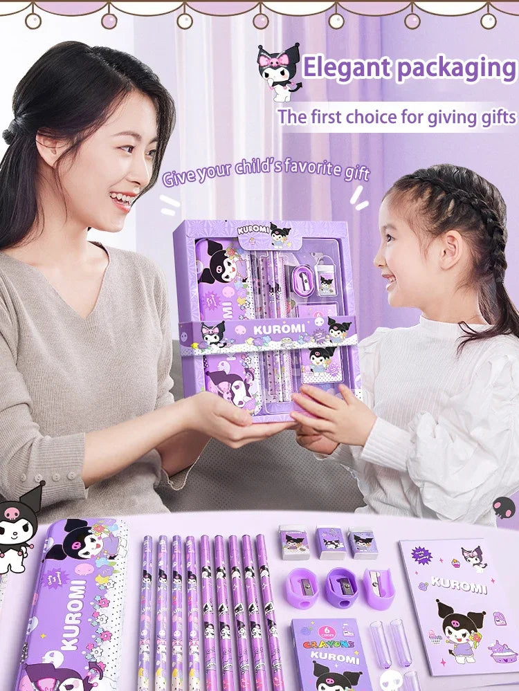 Sanrio Kuromi & Friends Stationery Set – Perfect for Young Learners - Image 3