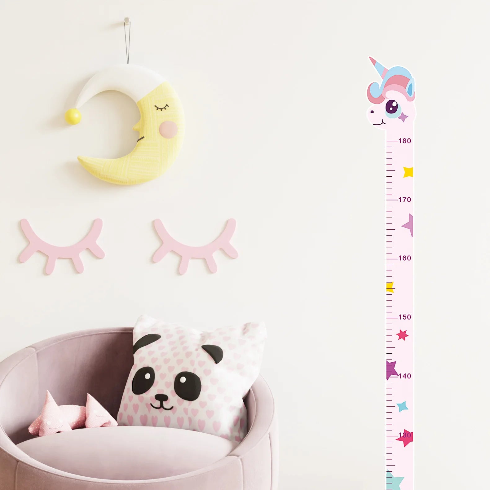 Adorable Cartoon Height Stickers for Kids' Rooms & Kindergartens - Image 5