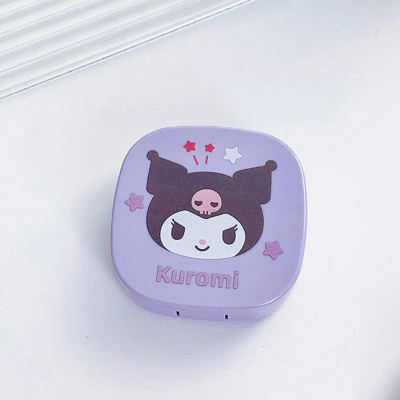 Kawaii Sanrio Contact Lenses Box – Hello Kitty, Kuromi Travel Case - Image 11