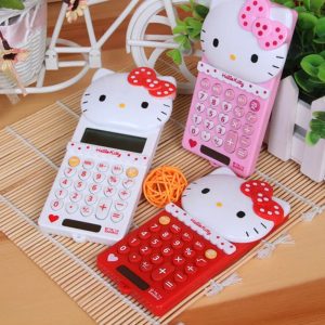 Kawaii Hello Kitty Portable Calculator – Cute Sanrio Gadget for Girls