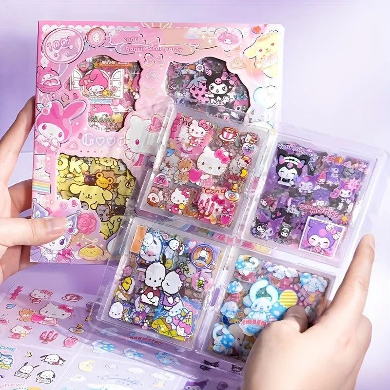 Hello Kitty Sanrio Non-Repeating 100-Piece Sticker Set - Image 5