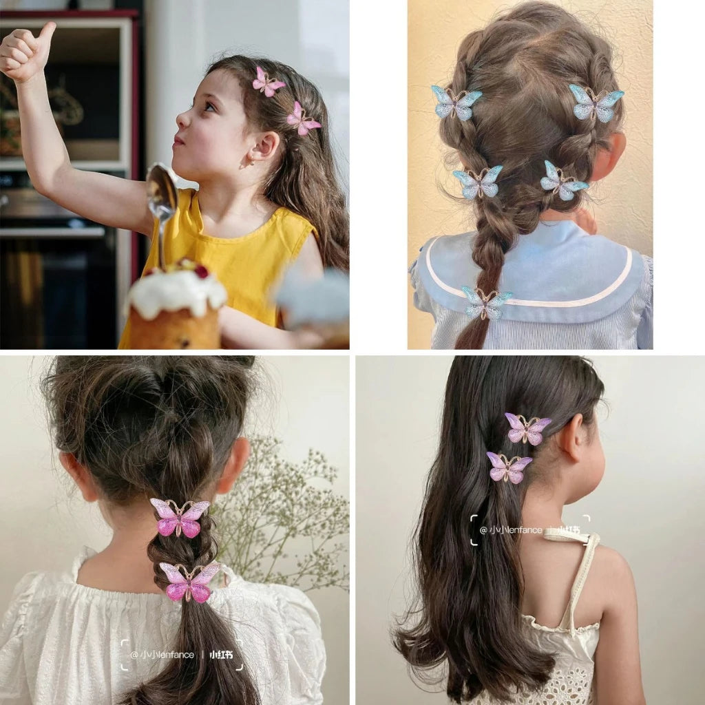 5PCS Cute Sweet Gradient Baby Hairpins – Perfect Accessories - Image 4
