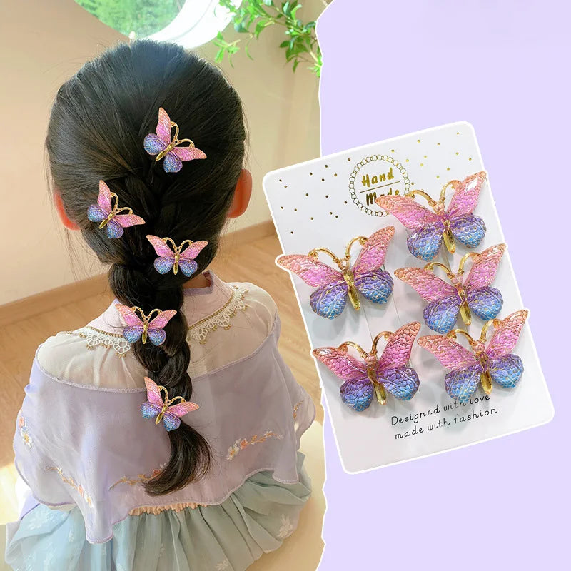 5PCS Cute Sweet Gradient Baby Hairpins – Perfect Accessories - Image 8